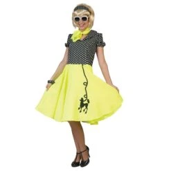 Disfraz Años 50 Amarillo (Talla 40-42)