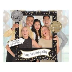 Marco Photocall Negro Personalizable 76cm X 88cm