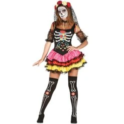 Disfraz Calavera Catrina M (Talla 38-40)