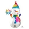 Globo Muñeco De Nieve Colores (139cm)