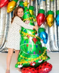 Globo Árbol De Navidad Con Base Sin Helio 149cm 5 Globo Árbol De Navidad Con Base Sin Helio 149cm -Tienda De Artículos Para Fiestas 0034843 globo arbol de navidad con base sin helio 149cm