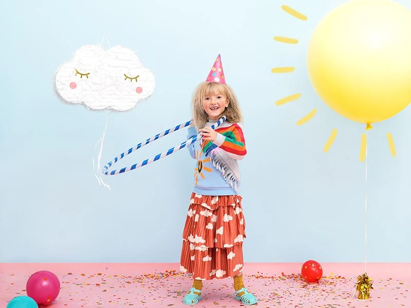 Piñata De Nube 3D Cartón (50cm) 3 Piñata De Nube 3D Cartón (50cm) - Imagen 3