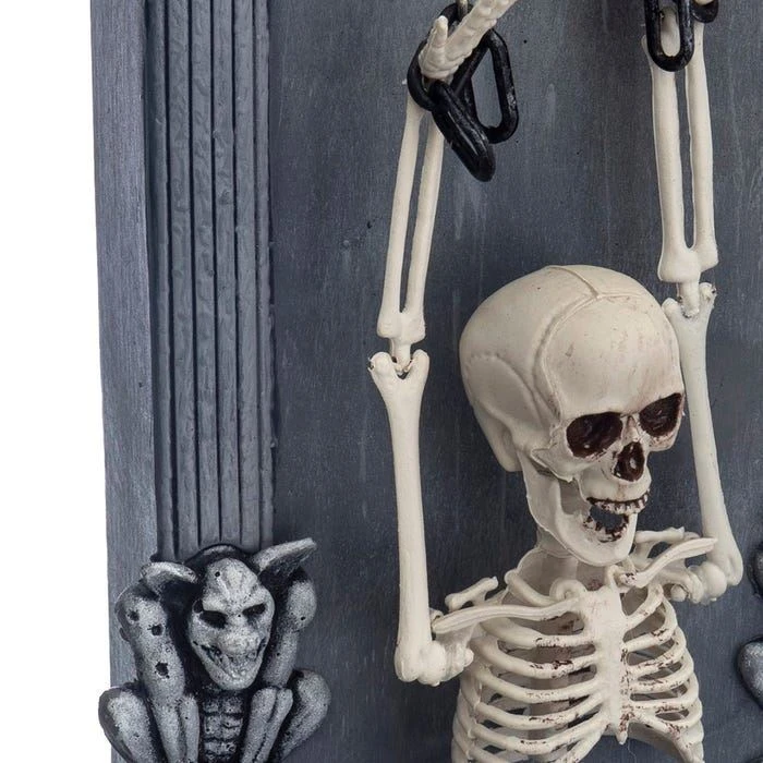 Lápida Esqueleto Movimiento, Luz Y Sonido (35cm) 1 Lápida Esqueleto Movimiento, Luz Y Sonido (35cm)