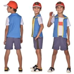 Disfraz De Pokémon Ash Ketchum (8-10 Años) -Tienda De Artículos Para Fiestas 0040670 disfraz de pokemon ash ketchum 8 10 anos
