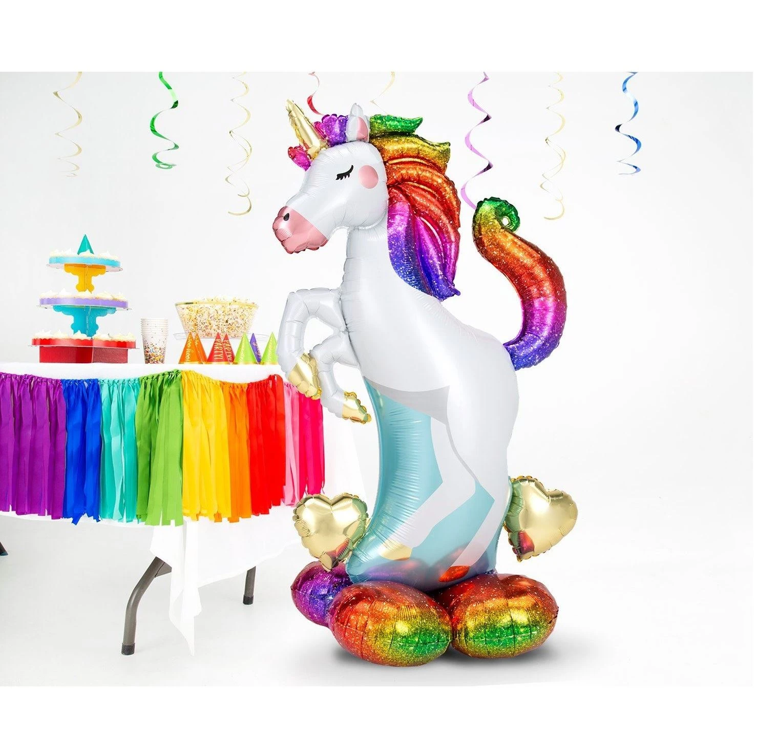 Globo Unicornio Con Base Sin Helio (139cm) 2 Globo Unicornio Con Base Sin Helio (139cm) - Imagen 2