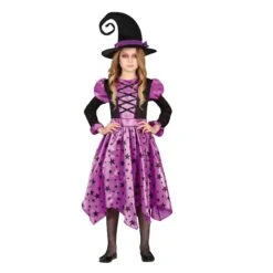 Tienda De Artículos Para Fiestas -Tienda De Artículos Para Fiestas 0046024 disfraz bruja purpura infantil 3 4 anos