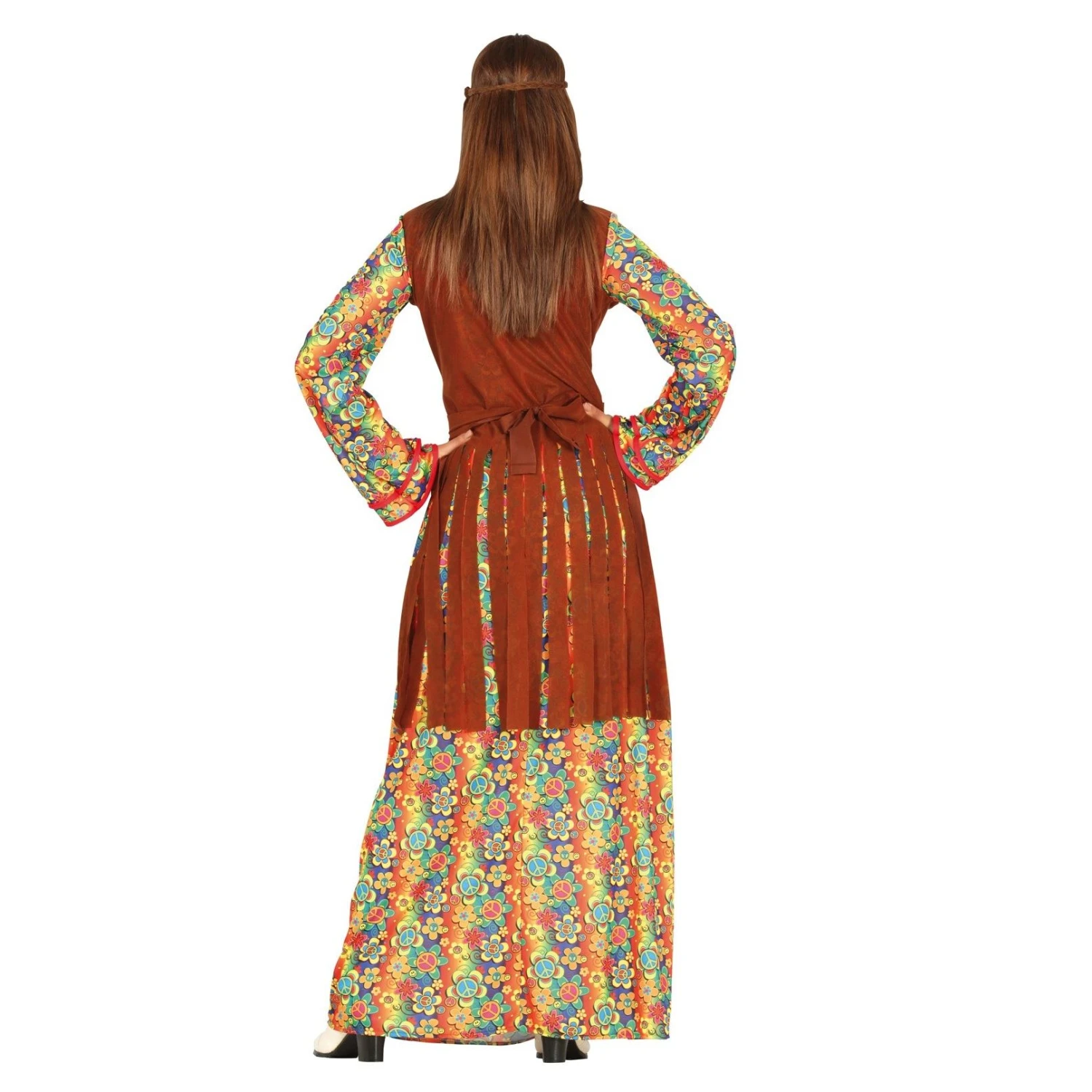 Disfraz Hippie Adulto Mujer (Talla 38-40) 2 Disfraz Hippie Adulto Mujer (Talla 38-40) - Imagen 2