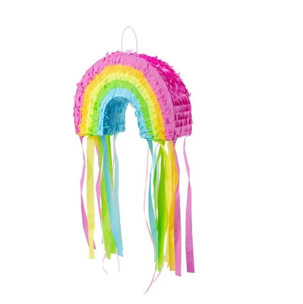Piñata Arcoíris 3D Cartón (30cm) 1 Piñata Arcoíris 3D Cartón (30cm)