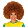 Peluca Afro Castaña Extra-Grande