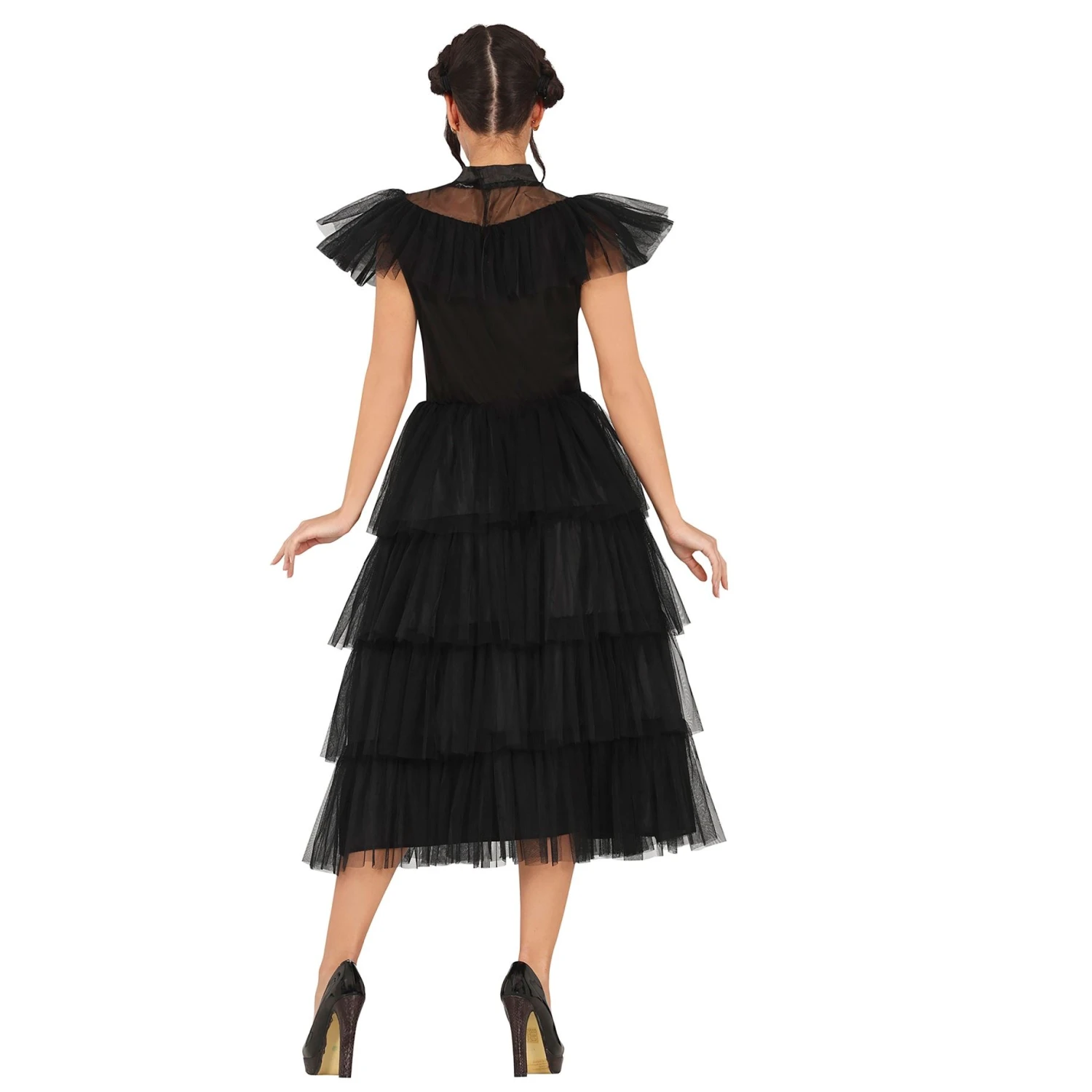 Disfraz Miércoles Wednesday Addams Baile (Talla M) 1 Disfraz Miércoles Wednesday Addams Baile (Talla M)