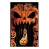 Cortina Tela Puerta Calabaza Halloween (240cm)