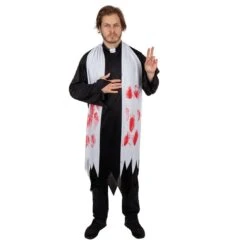 Disfraz Sacerdote Halloween Adulto (Talla L/XL)